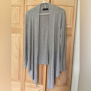 All For You grey waterfall cardigan women’s medium